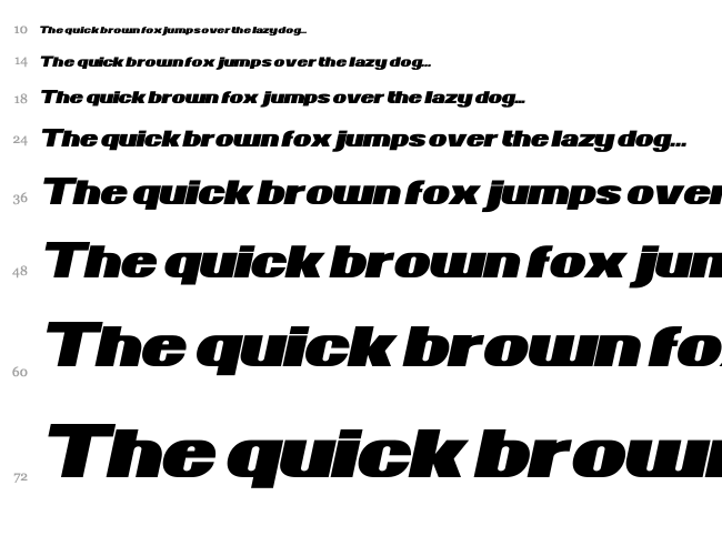 News of the World font waterfall